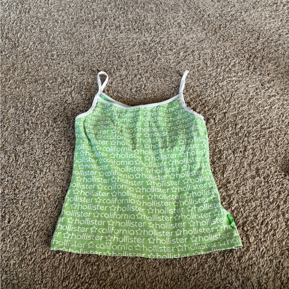 Hollister Green Tank Top